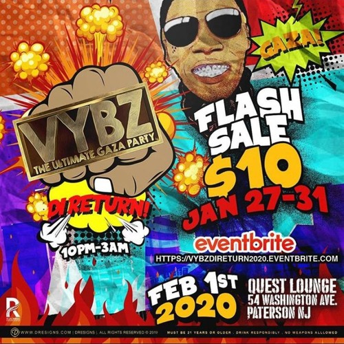 VYBZ "THE ULTIMATE GAZA PARTY" LIVE AUDIO [NEW JERSEY]