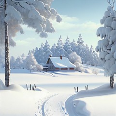 Snow and  shovel (Diptych)