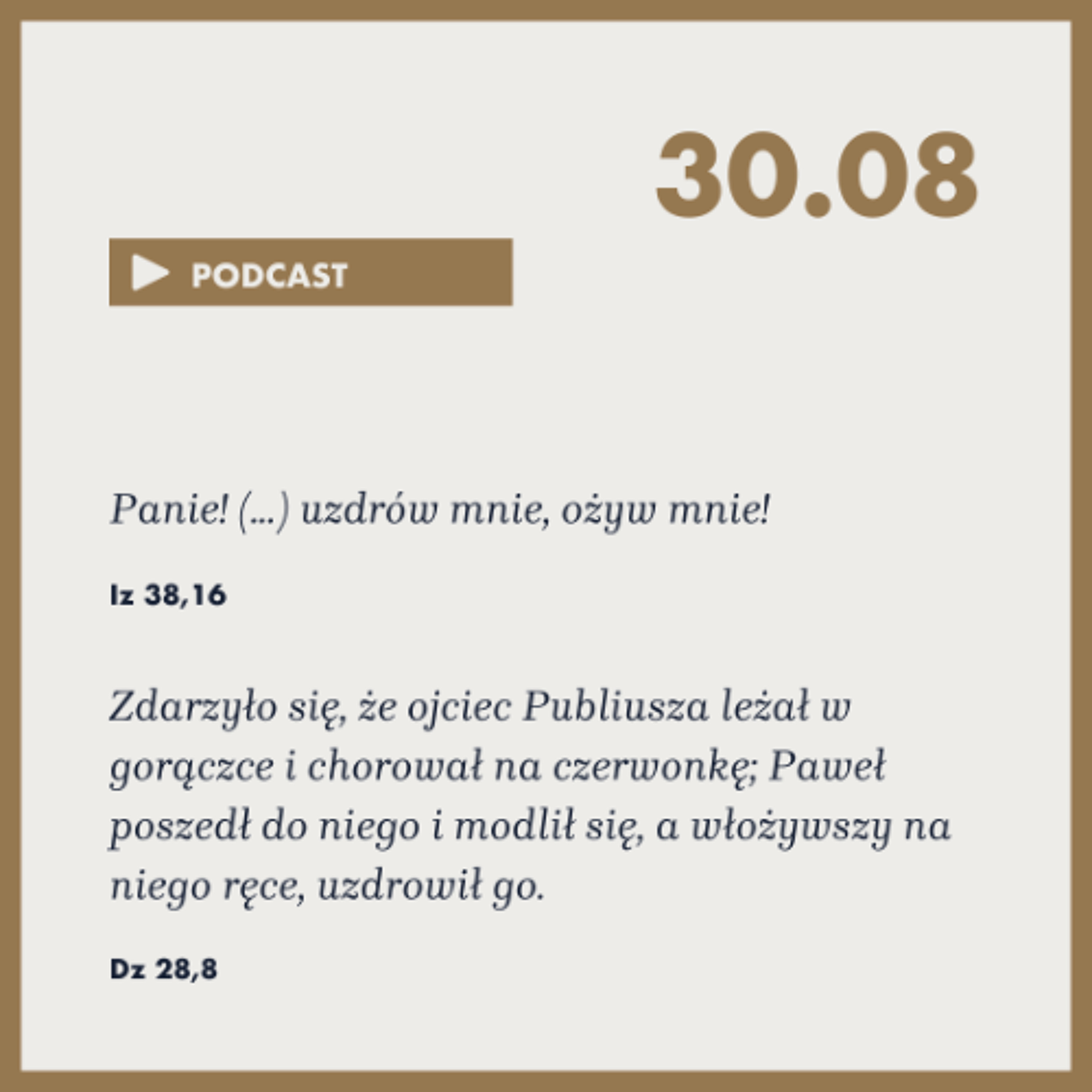 Poranek ze Słowem na 30 sierpnia 2025 episode artwork