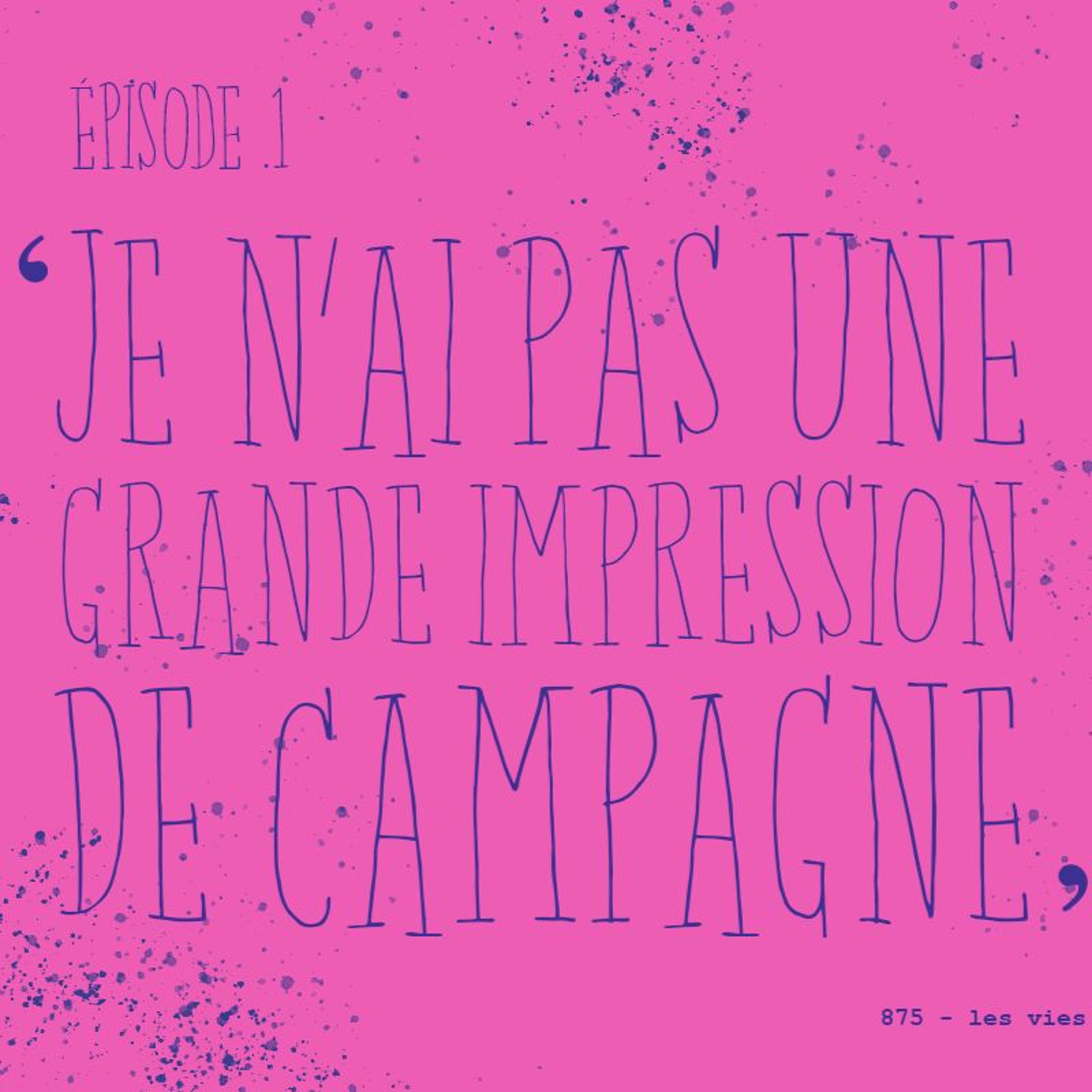875 / D'après TOXIQUE de Françoise Sagan - Je n'ai pas une grande impression de campagne (1/5)