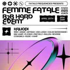 Live @ Femme fatale 25.04.2025 | Jungle, Drum & Bass