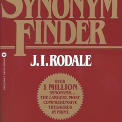 [ACCESS] KINDLE 📥 The Synonym Finder by  J.I. Rodale PDF EBOOK EPUB KINDLE