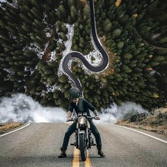 on the road