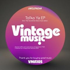 Unclepasha - Tol'ko Ya EP [VMR105] Incl TSDC Remix