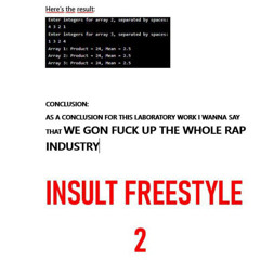 Insult Freestyle 2 w/diesukimu, Teksan Kanato, yngkerozence