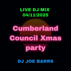 Cumberland Council Christmas Party Live Mix 20/12/2025
