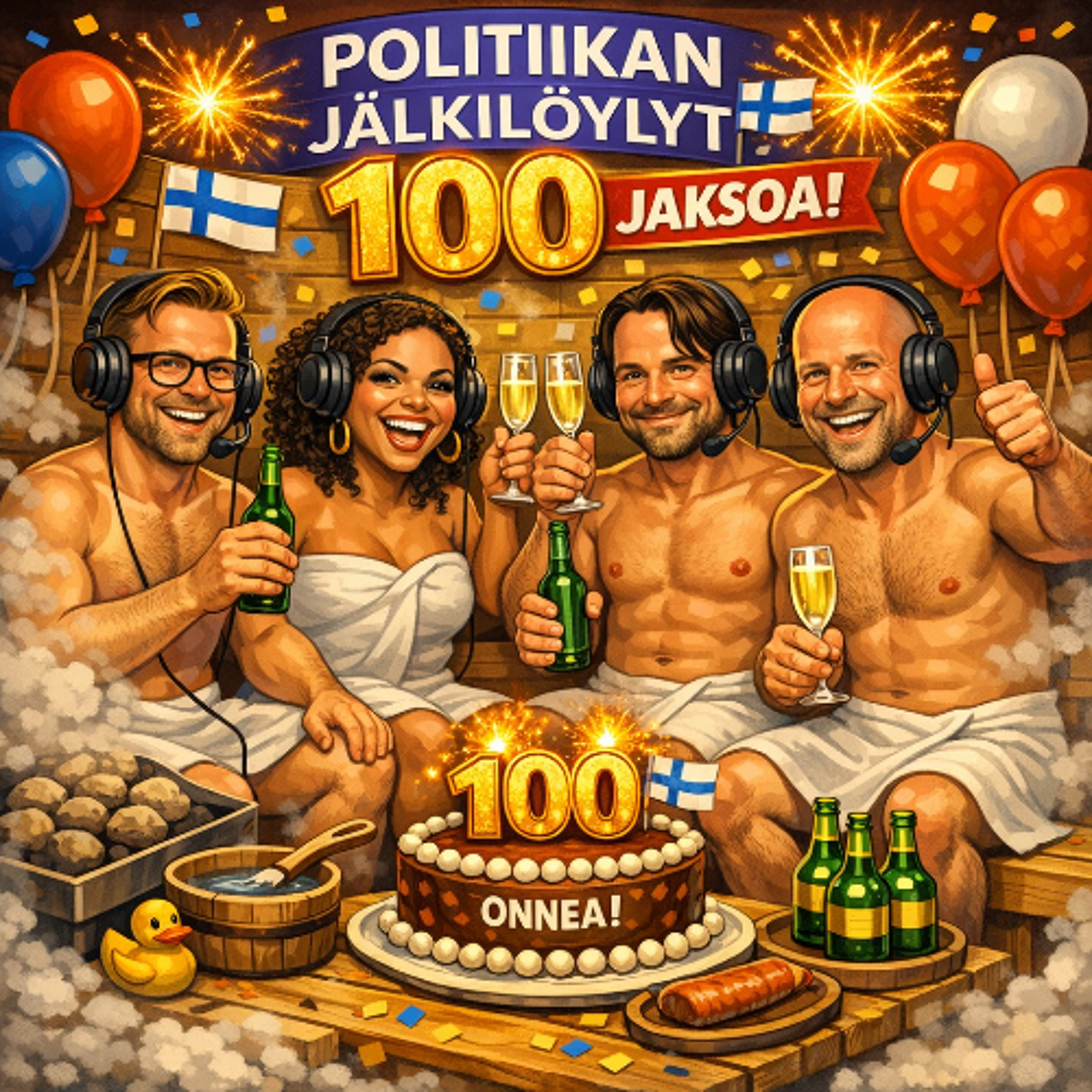 100. Juhlalöylyt + kehysriihi! episode artwork