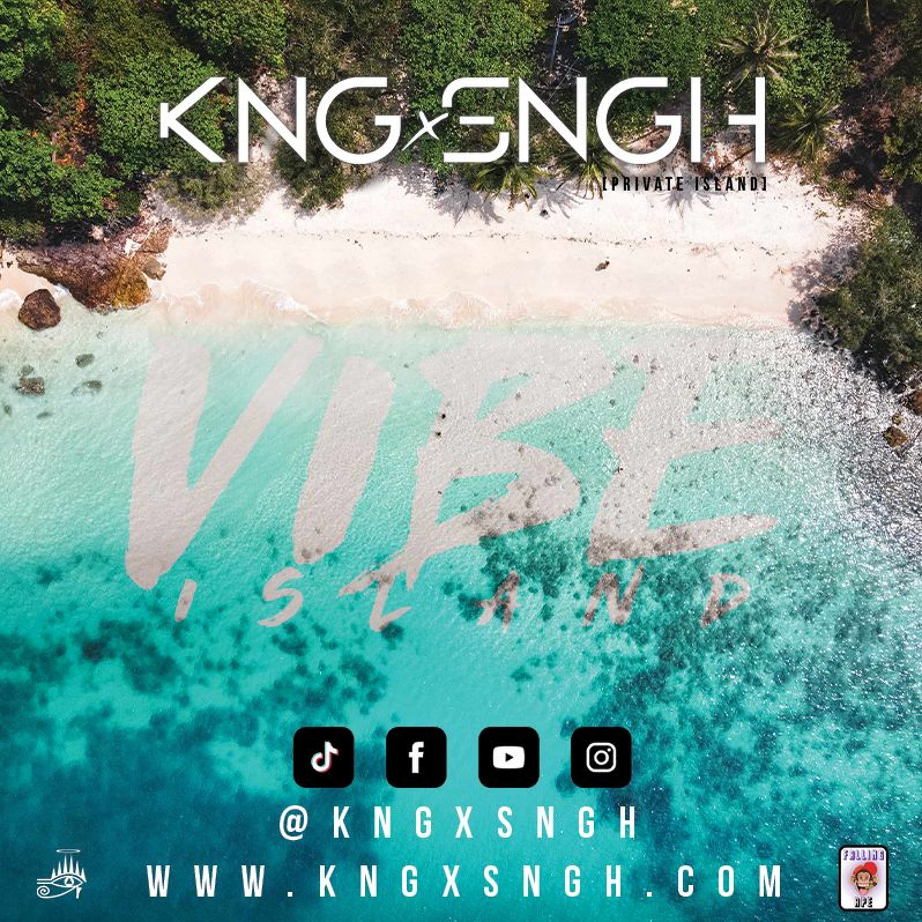 VIBE ISLAND | @kngxsngh | www.kngxsngh.com episode artwork