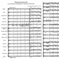 Incidental Music to A Midsummer's Night Dream, Overture, Op. 21; Wedding March, Op. 61 - Mendelssohn