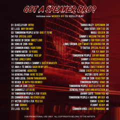 GOT A SPEAKER BRO - Vol 1 Mixtape (DJ Kelly Kay)