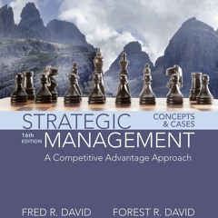 [PDF] Download Strategic Management A Competitive Advantage Approach,