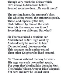 420 The Knight Whose Armour Didn't Squeak by A A Milne, read by Emma Fielding