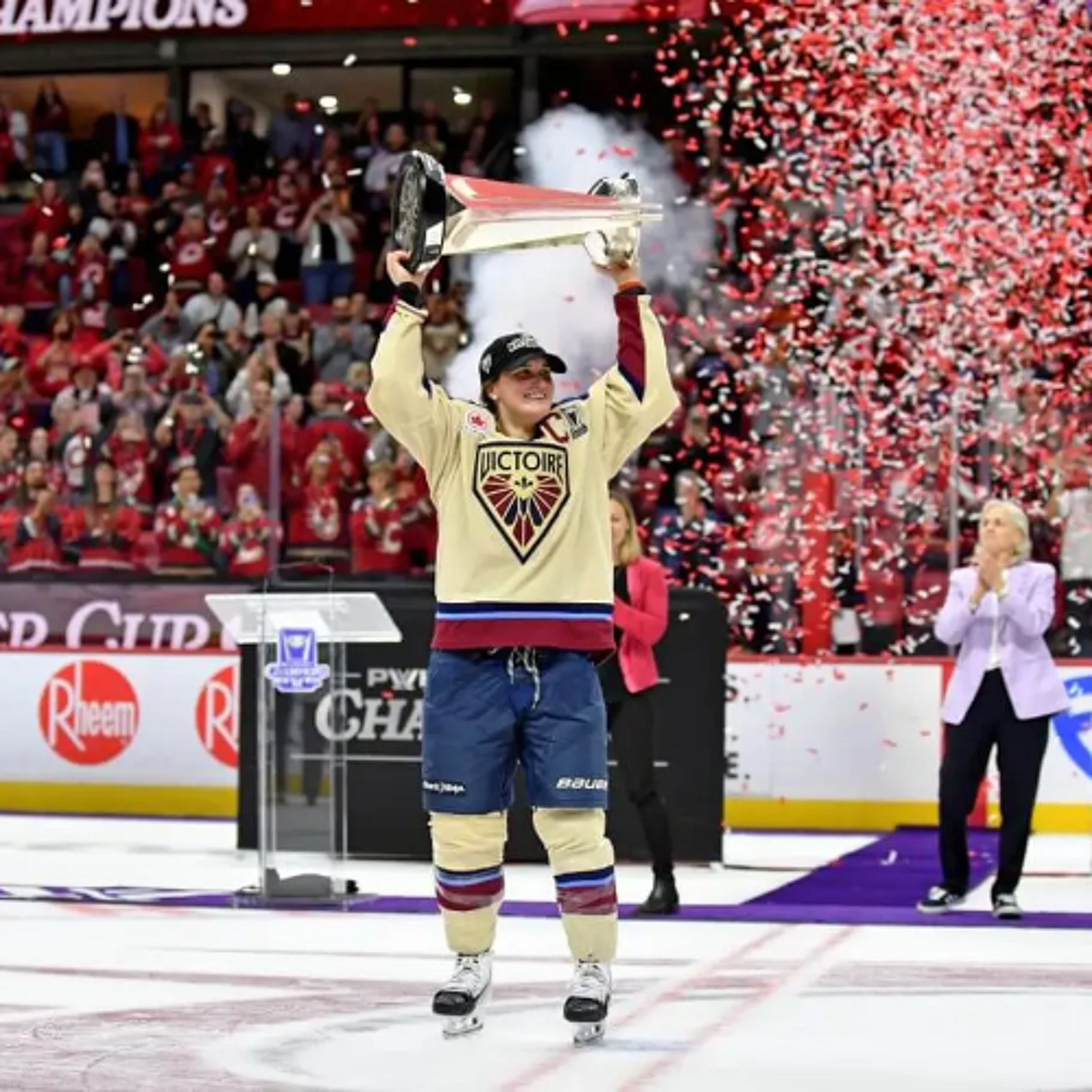 Thursday, May 21:  PWHL Over The Glass Montreal Wins Walter Cup