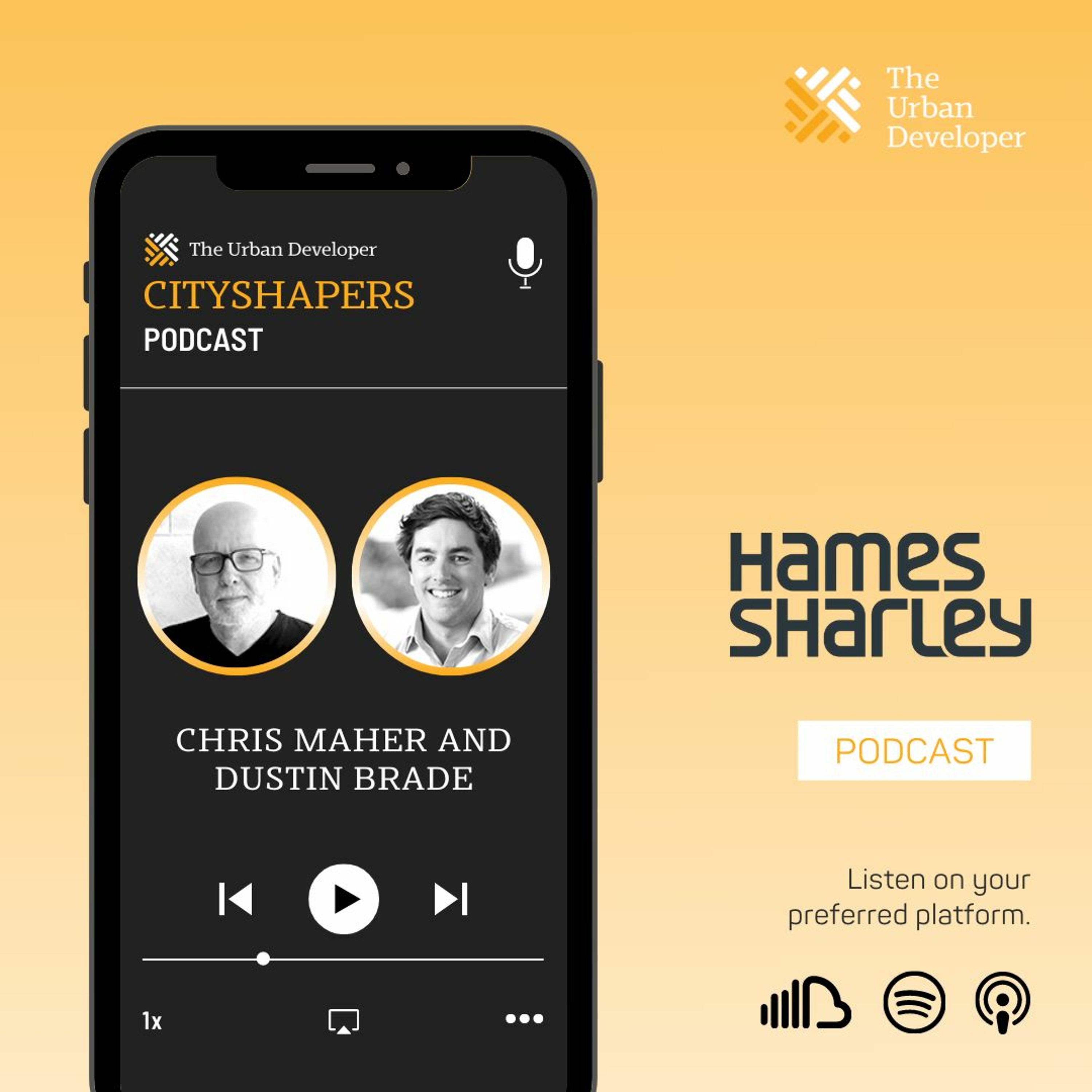 City Shapers Podcast: Hames Sharley - Chris Maher and Dustin Brade episode artwork