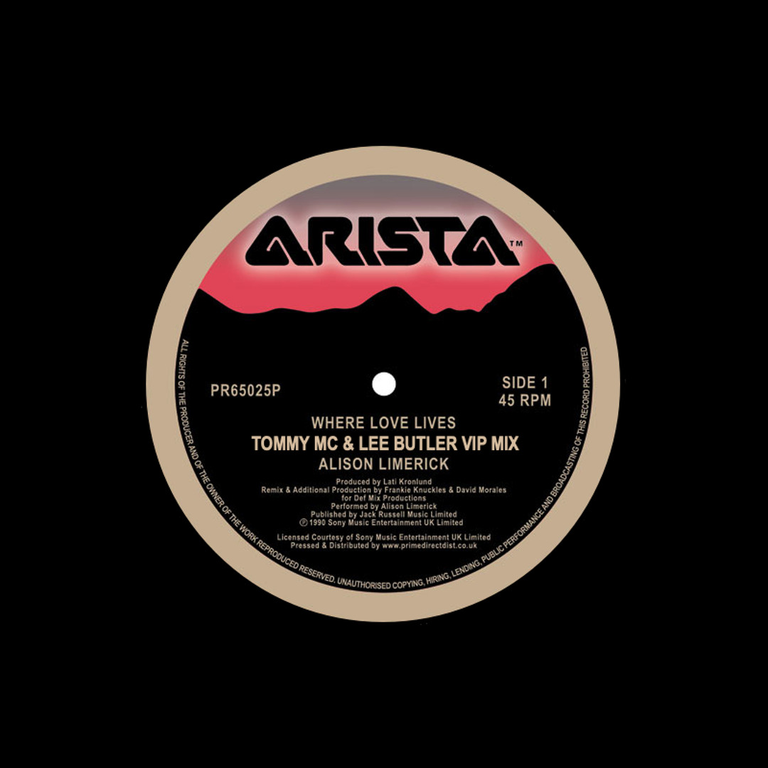 Stream Alison Limerick - Where Love Lives (Tommy Mc x Lee Butler Stream Alison Limerick - Where Love Lives (Tommy Mc x Lee Butler