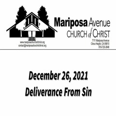 2021-12-26 - Deliverance From Sin - Will Roark