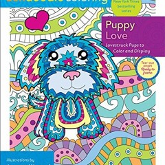 ✔️ [PDF] Download Zendoodle Coloring: Puppy Love: Lovestruck Pups to Color and Display by  Jeane