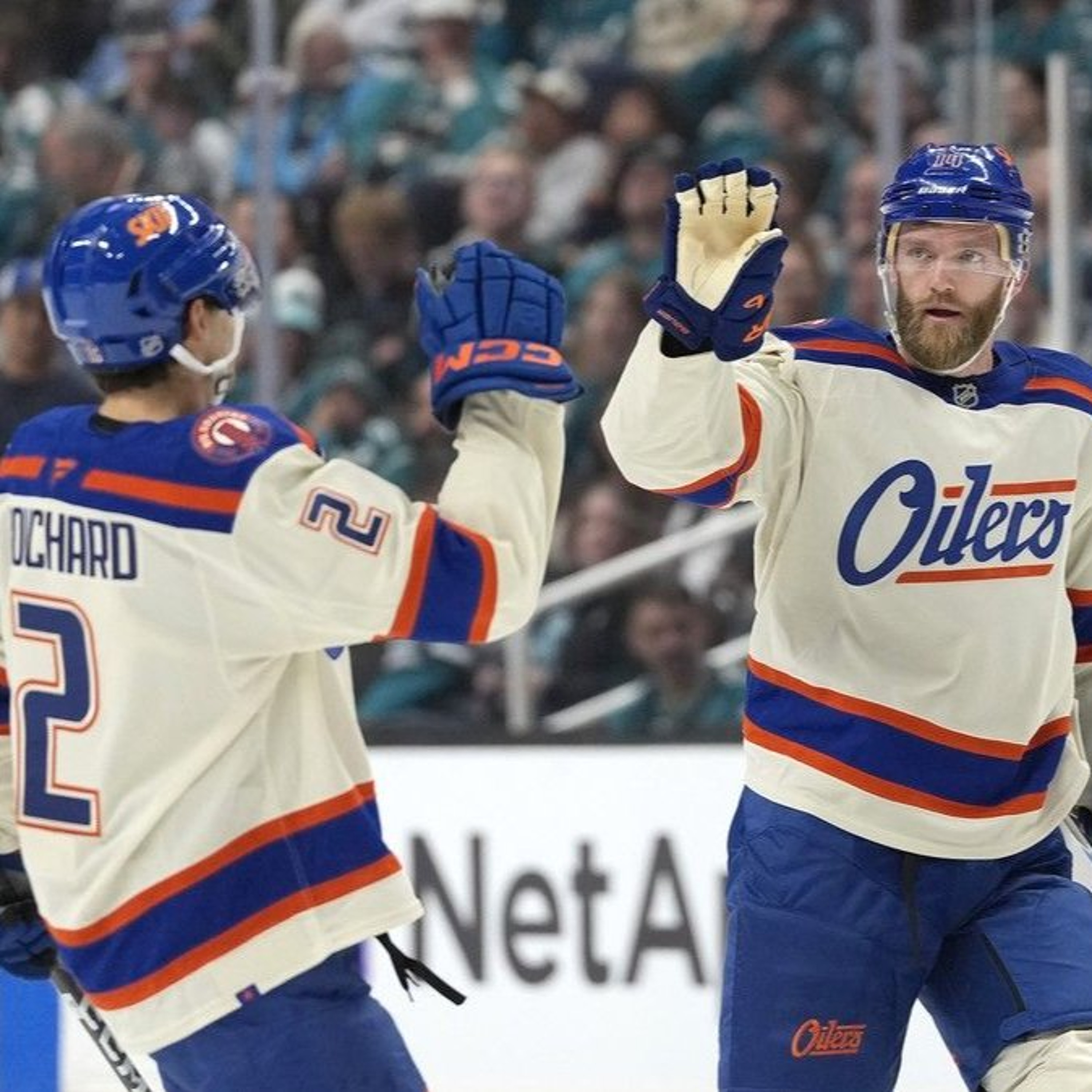 The Cult of Hockey's "Oilers play best game of year, 3-1 win over Sharks" podcast episode artwork