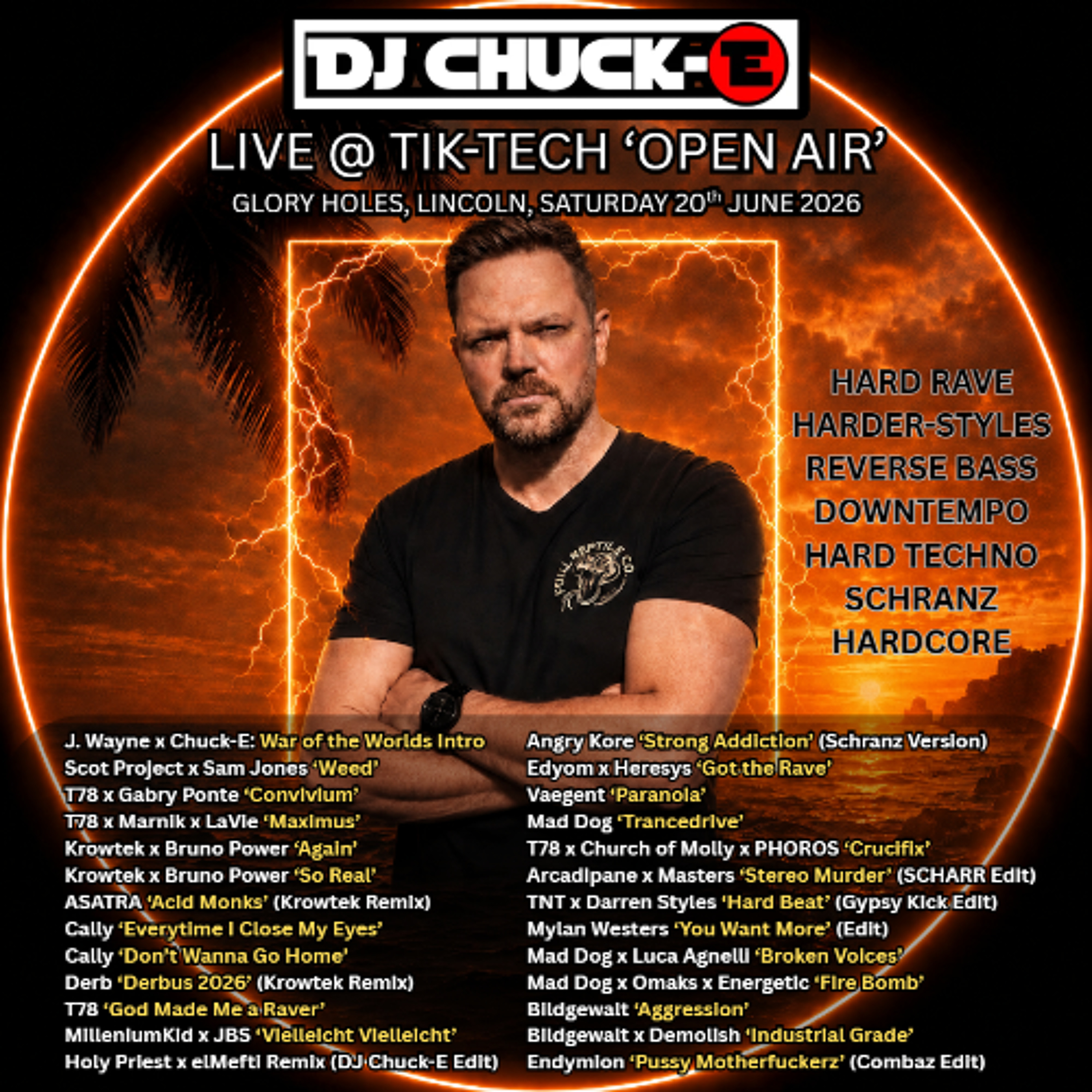 DJ Chuck-E Live @ Tik Tech Open Air, Glory Holes, Lincoln, 20th June 2026 episode artwork