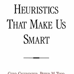 PDF✔read❤online Simple Heuristics That Make Us Smart
