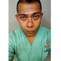 Jesús Castañares, enfermero del área Covid del Centro de Alta Especialidad de Xalapa