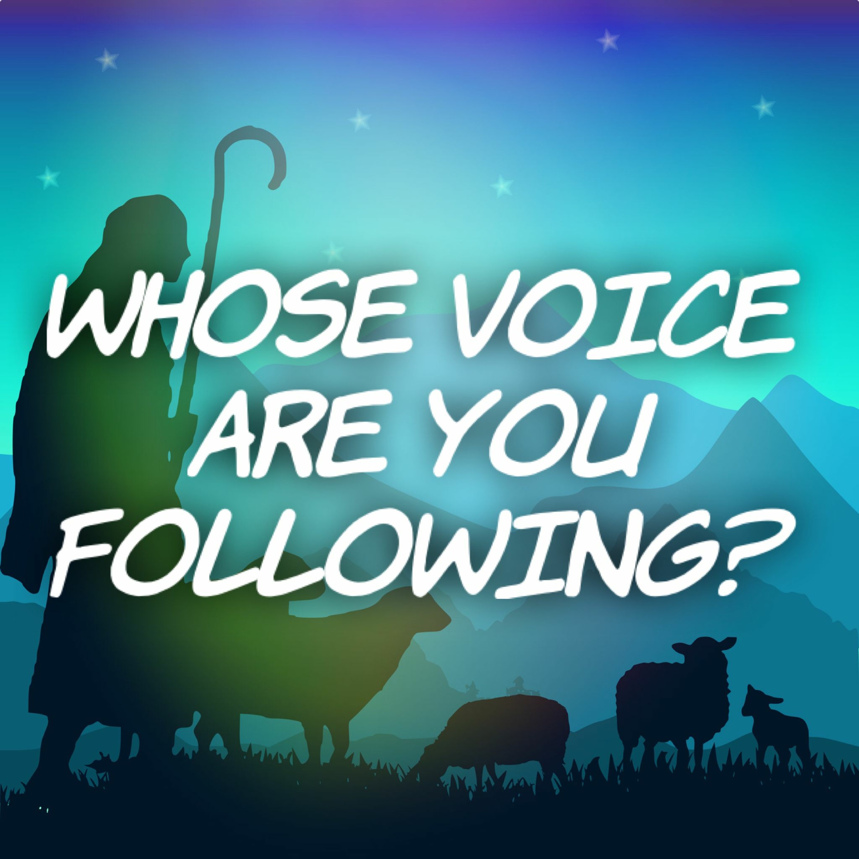 10/29/23 - Whose Voice Are You Following? episode artwork