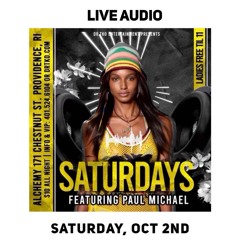 LIVE AUDIO ☆ PAUL MICHAEL @ ISLAND SATURDAYS ☆ OCT 2ND