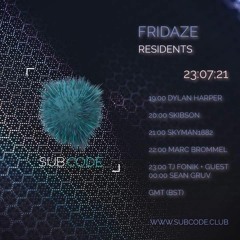 Fragmentation on Subcode.club - Jul 22 2021 - Special Guest Sean Gruv