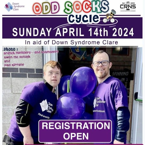 Stream The Odd Socks Cycle In Aid Of Down Syndrome Clare 2024 by Clare