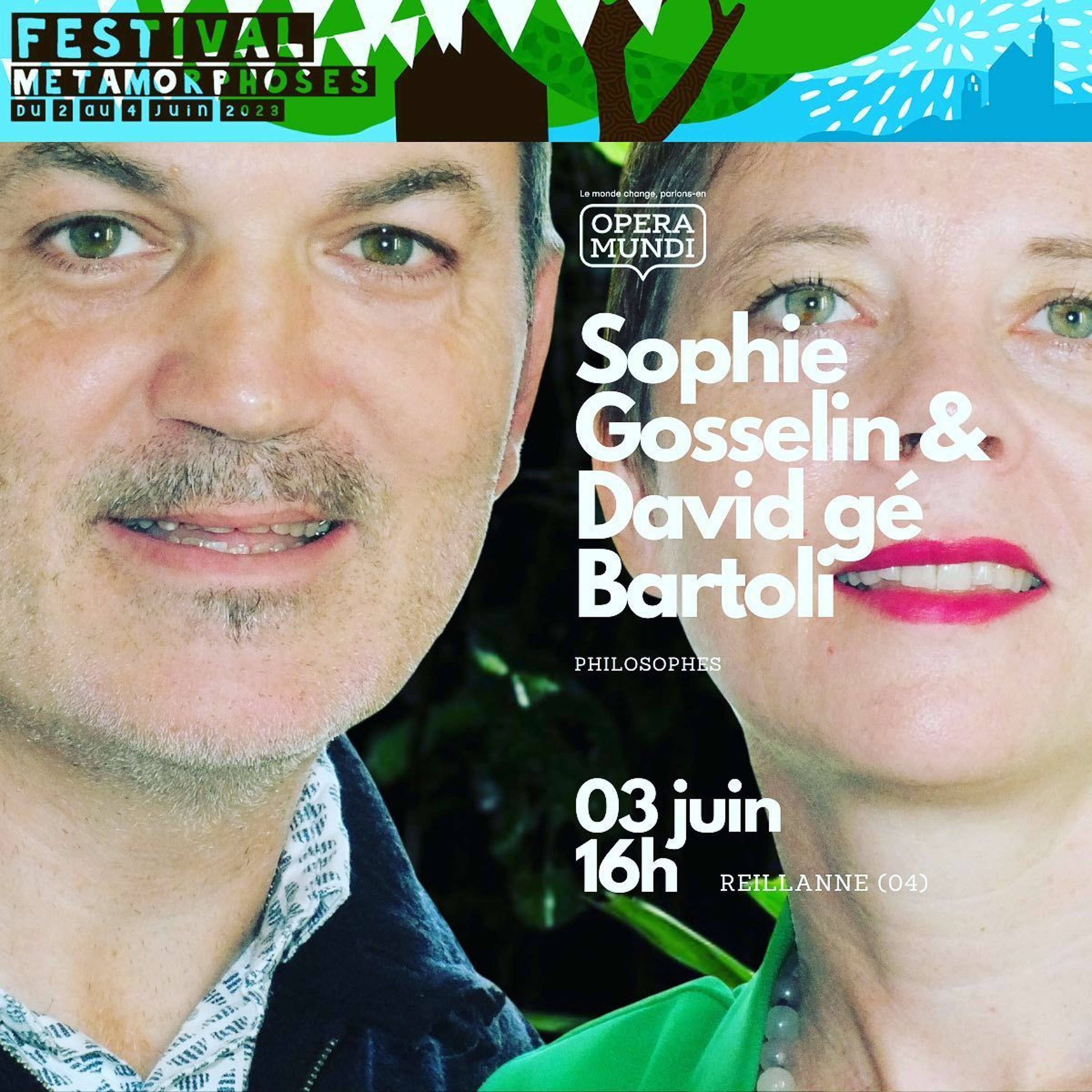 Sophie Gosselin Et David Bartoli - Festival Métamorphoses Reillanne 3 juin 2023