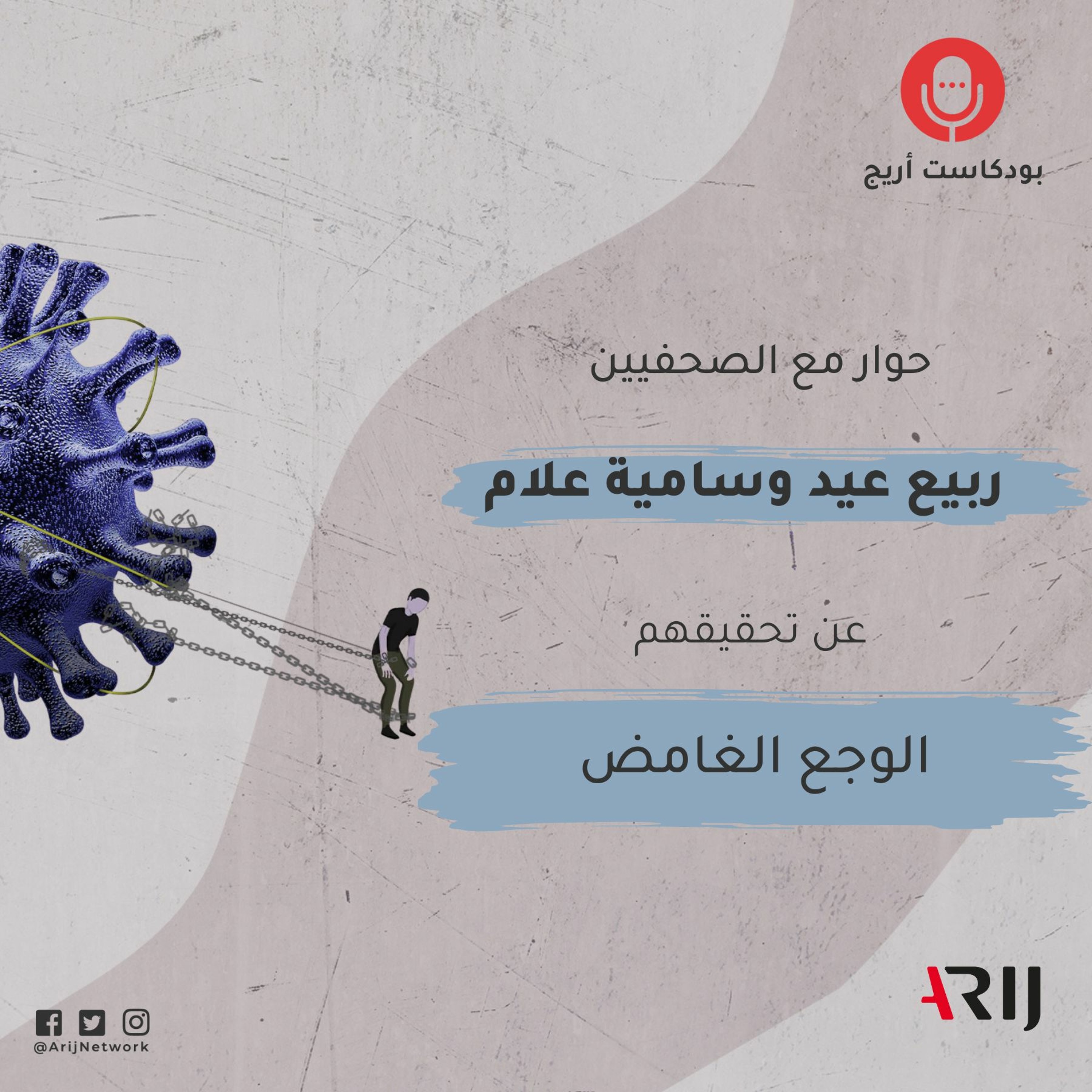 " بودكاست أريج: الحلقة السابعة : " الوجع الغامض episode artwork