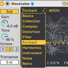 Wavetable EDM.