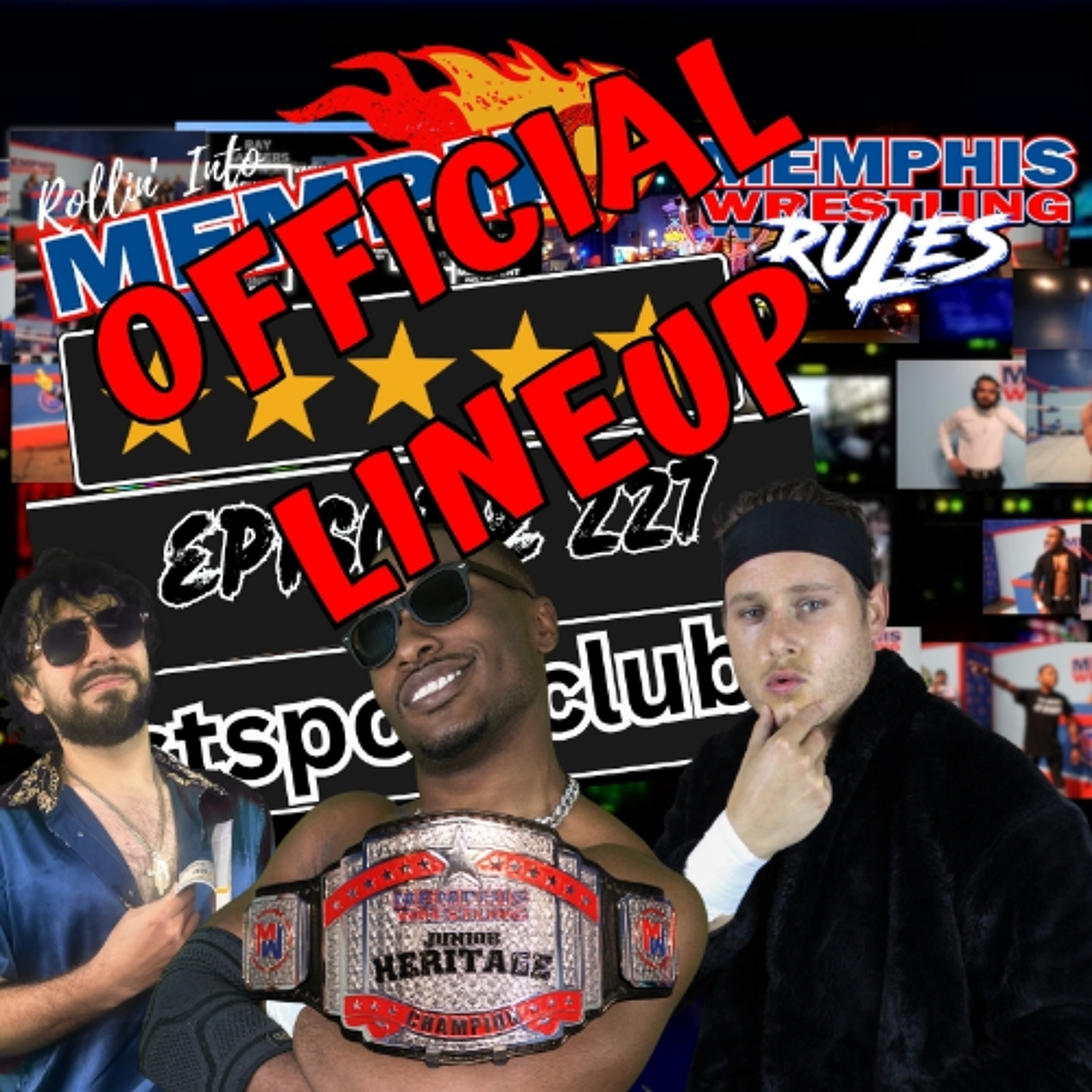 OFFICIAL LINEUP Memphis Wrestling, Episode 227 episode artwork