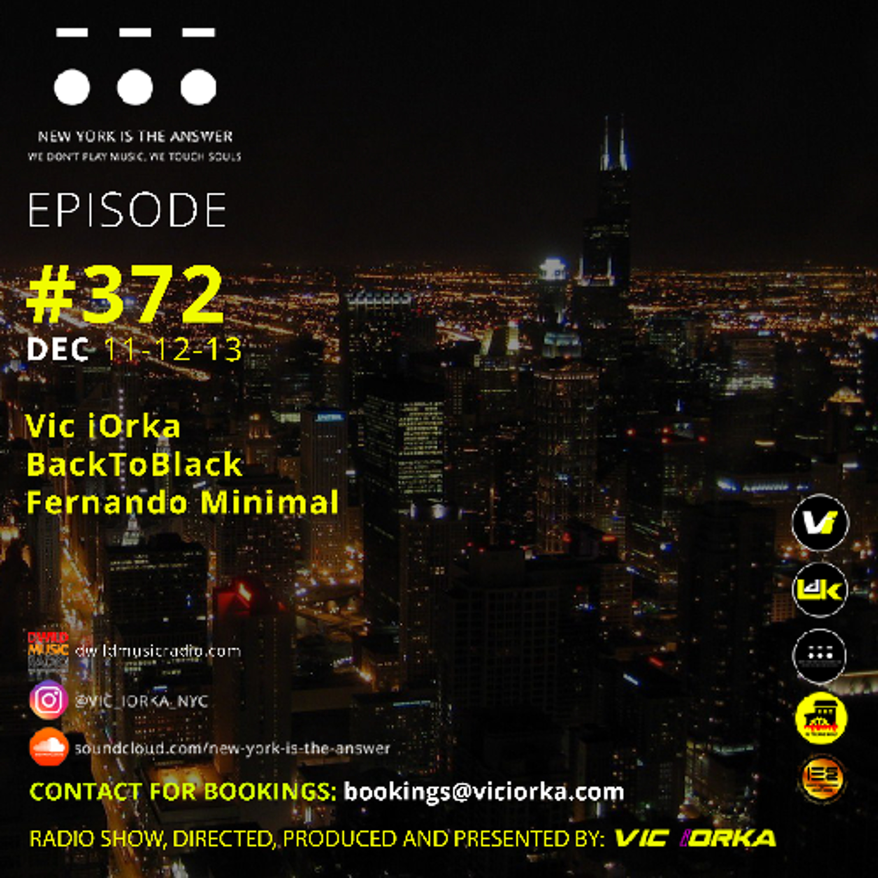 NYITA - S8 - E372 - VIC IORKA - BACKTOBLACK - FERNANDO MINIMAL episode artwork