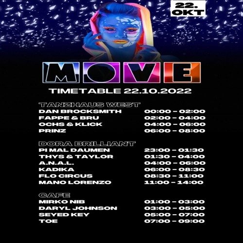 Daryl Johnson @Move TanzhausWest [FULL SET]