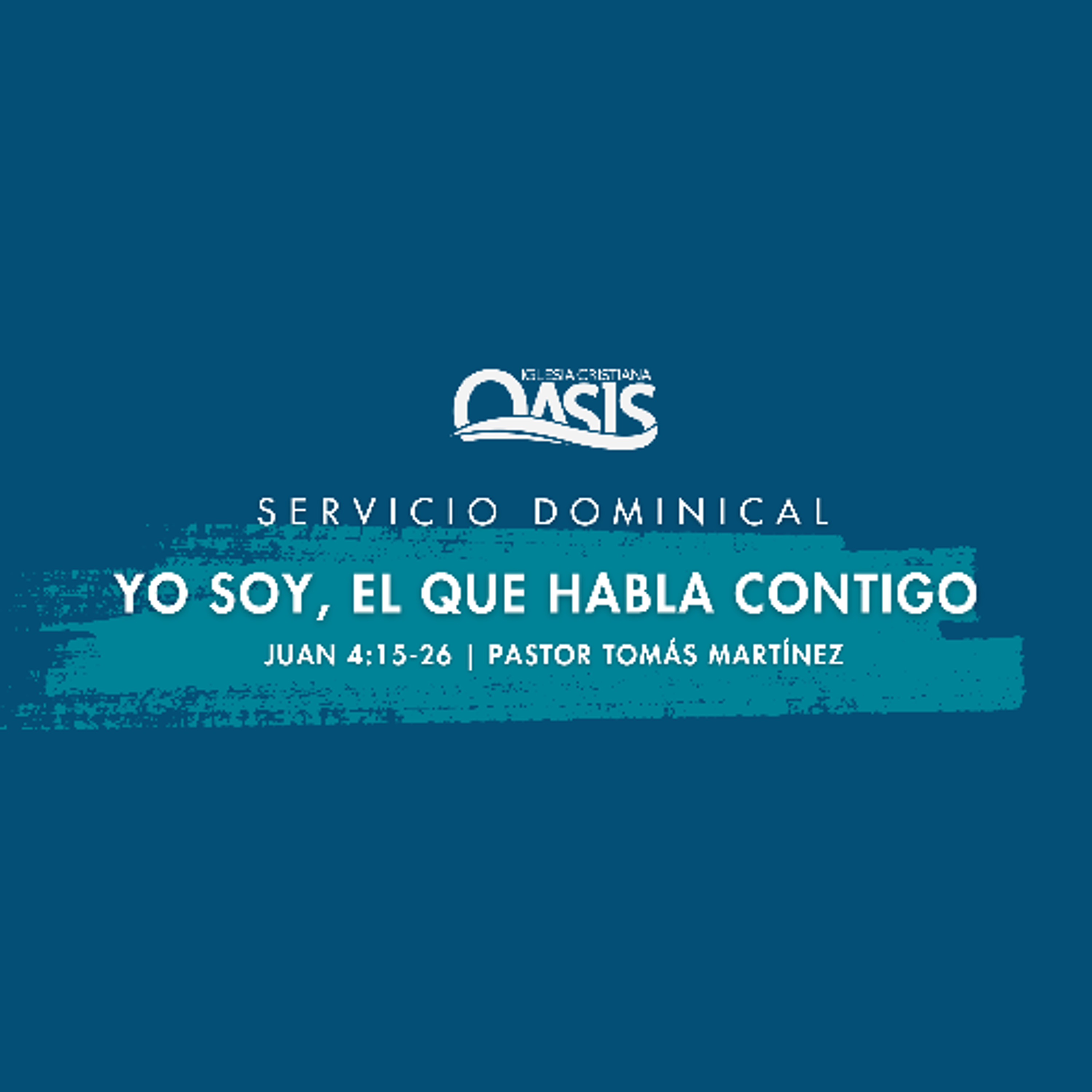 Yo soy, el que habla contigo - Pastor Tomás Martínez