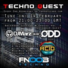 TechnoQuest 2024 - 02 - 14 First Hour DJMarz B2B Odd Felloo