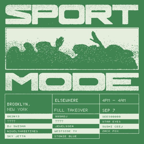 SPORT MODE | SKY JETTA LIVE DJ SET