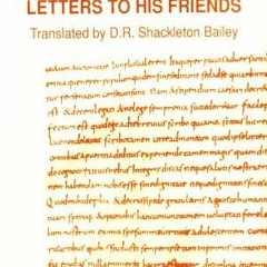 [Free] PDF 💙 Cicero's Letters to His Friends (Society for Classical Studies Classica