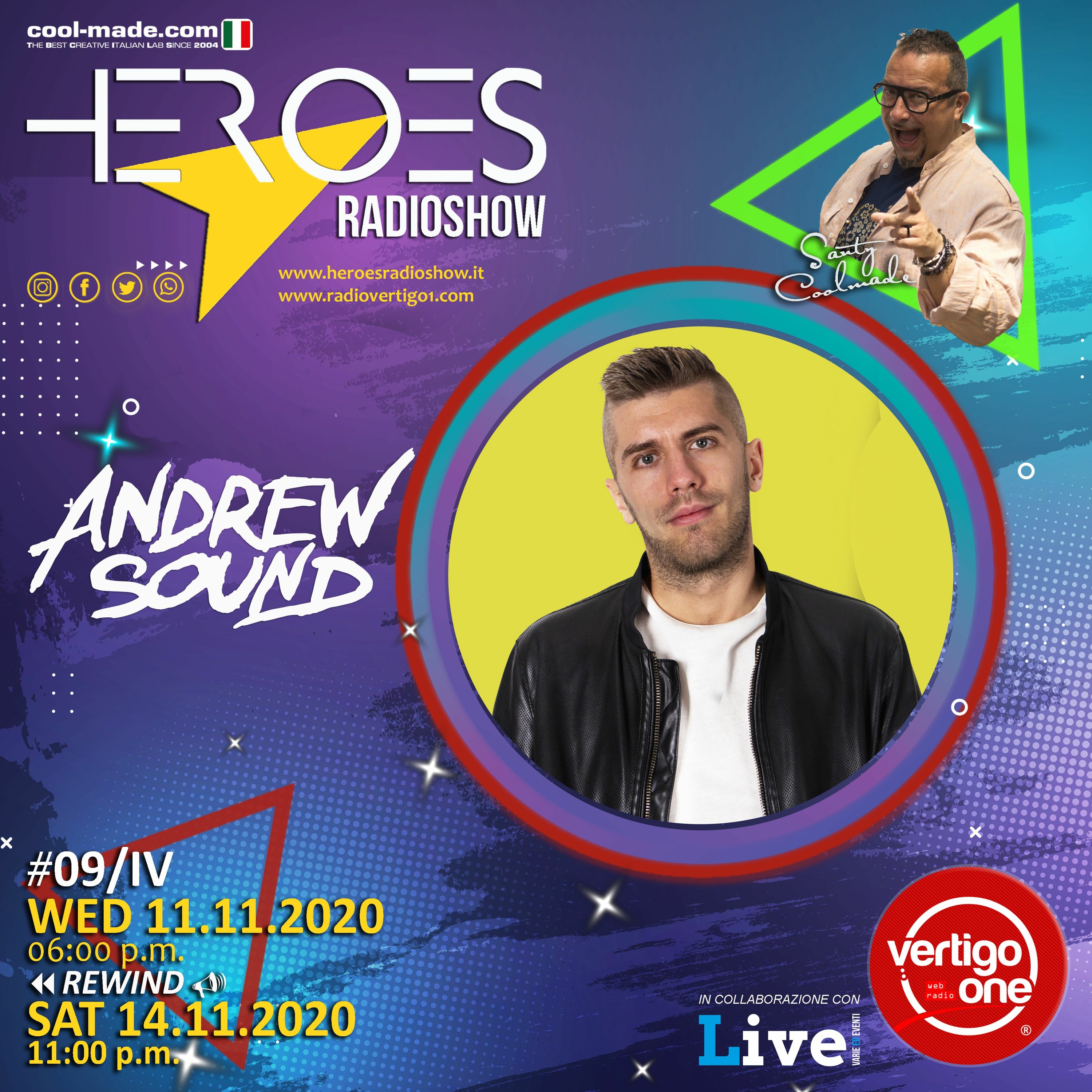 #09/2020-21> HEROES RadioShow - Special Guest ANDREW SOUND episode artwork