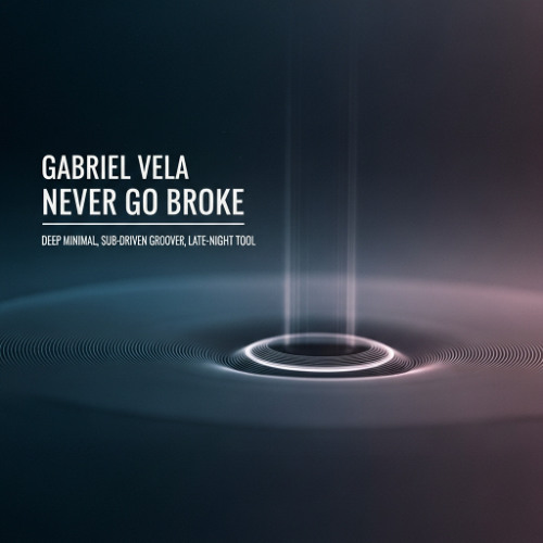 Never Go Broke — Gabriel Vela | Deep Minimal, Sub-Driven Groover, Late-Night Tool