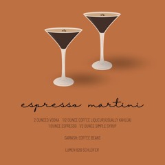 Espresso Martini - Lumen B2B Schleifer