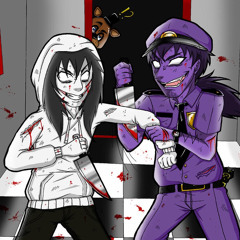Jeff the killer vs Purple guy rap battle (Not mine)