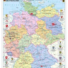 Deutschland politisch mit Wappen - Wandkarte mit Metallbeleistung  Full pdf