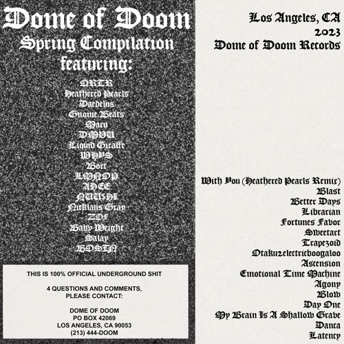 Day One [DOME OF DOOM]