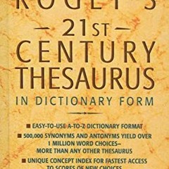 download EPUB 📩 Roget's 21st Century Thesaurus (21st Century Reference (Pb)) by  Bar