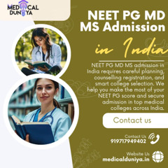 NEET PG MD MS Admission in India – Find Your Best College Now