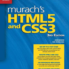 free KINDLE 🖊️ Murach's HTML5 and CSS3, 3rd Edition by  Anne Boehm &  Zak Ruvalcaba