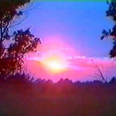 Psychedelic sunrise sunset