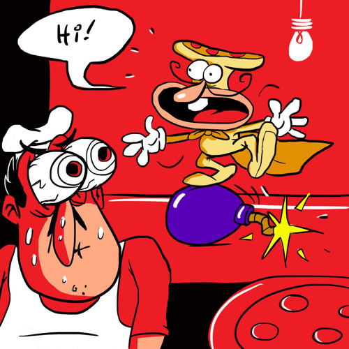 pizza tower title cards but they're all connected